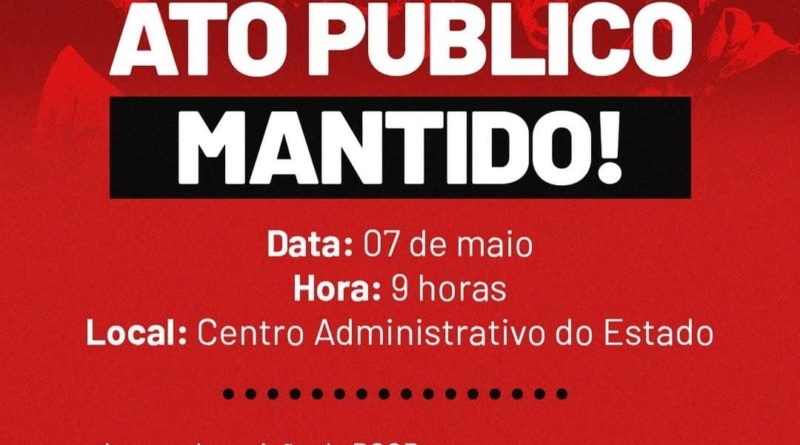 Mantido Ato sindical após assembleia com categorias