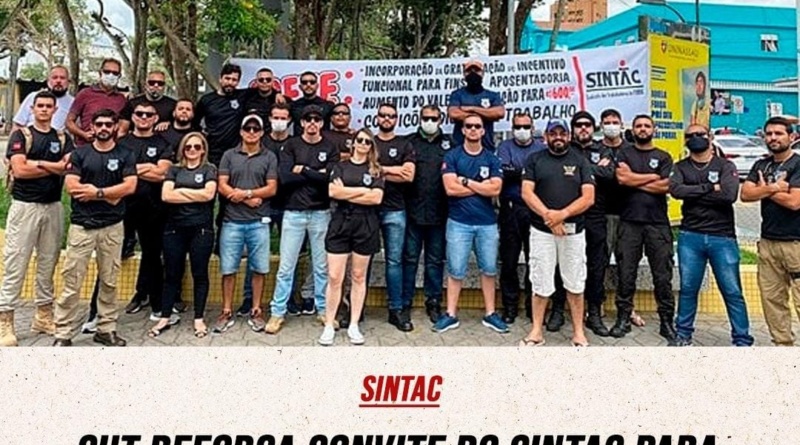 CUT reforça o convite do Sindicato para Ato de defesa da categoria